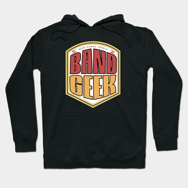 Band Geek - Red and Gold Hoodie by My Pet Minotaur